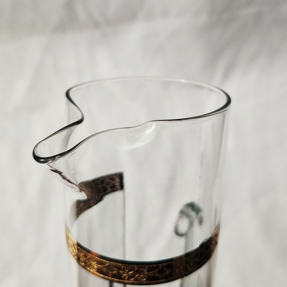 Culver Ltd. 22K Gold Signed VTG Mid-Century Antigua Tall Cocktail Pitcher Valenc - Picture 5 of 16